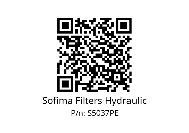   Sofima Filters Hydraulic S5037PE