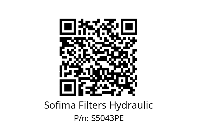   Sofima Filters Hydraulic S5043PE