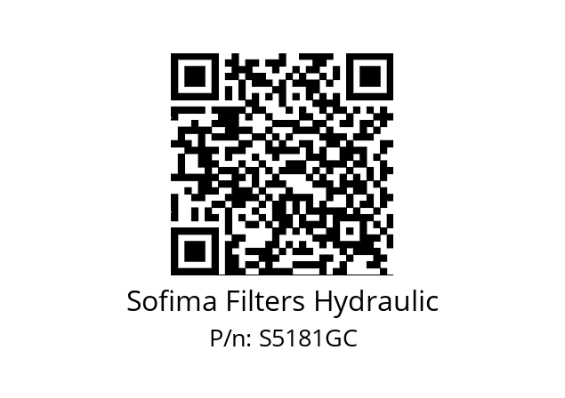   Sofima Filters Hydraulic S5181GC