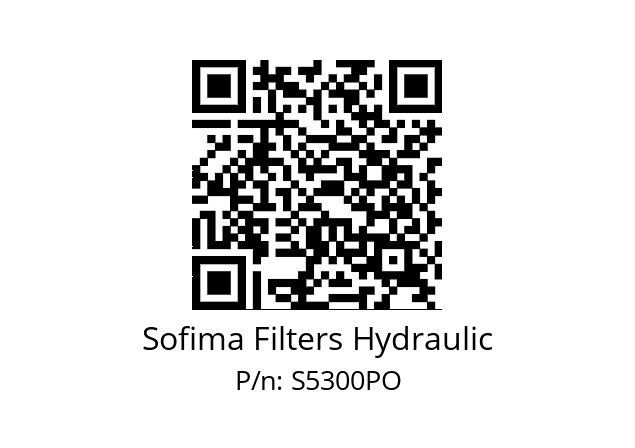   Sofima Filters Hydraulic S5300PO