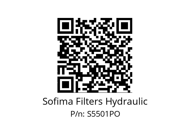   Sofima Filters Hydraulic S5501PO