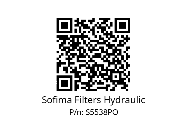   Sofima Filters Hydraulic S5538PO