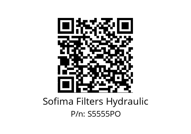   Sofima Filters Hydraulic S5555PO