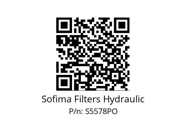   Sofima Filters Hydraulic S5578PO