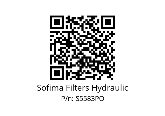   Sofima Filters Hydraulic S5583PO