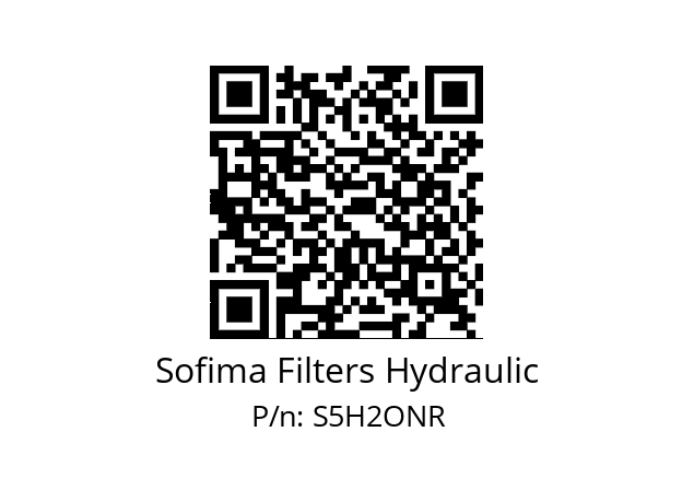   Sofima Filters Hydraulic S5H2ONR