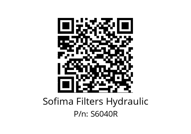   Sofima Filters Hydraulic S6040R