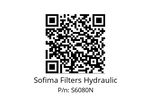   Sofima Filters Hydraulic S6080N