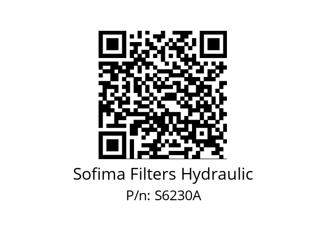   Sofima Filters Hydraulic S6230A