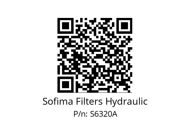   Sofima Filters Hydraulic S6320A