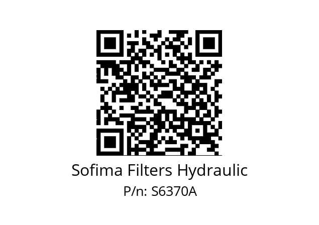   Sofima Filters Hydraulic S6370A