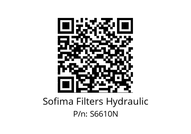   Sofima Filters Hydraulic S6610N