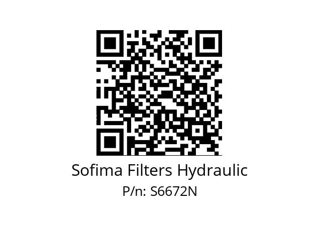   Sofima Filters Hydraulic S6672N