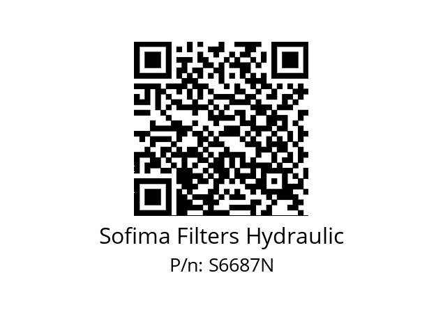   Sofima Filters Hydraulic S6687N