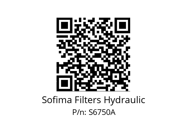   Sofima Filters Hydraulic S6750A