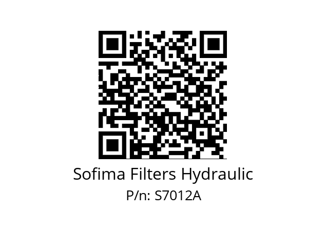   Sofima Filters Hydraulic S7012A