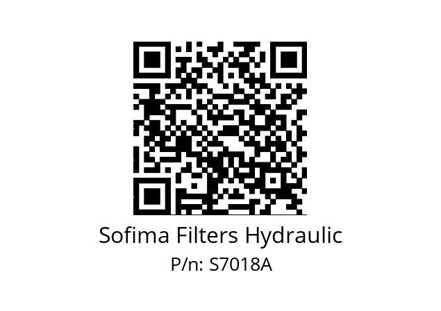   Sofima Filters Hydraulic S7018A