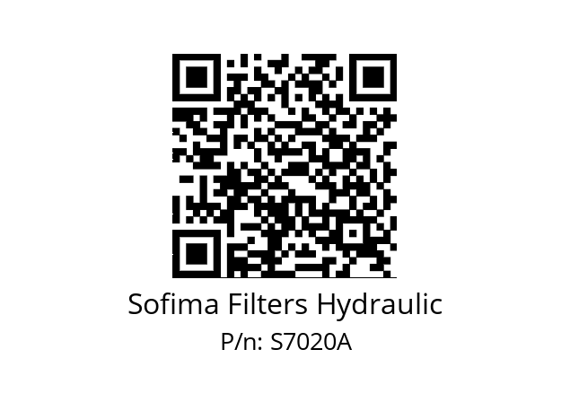   Sofima Filters Hydraulic S7020A