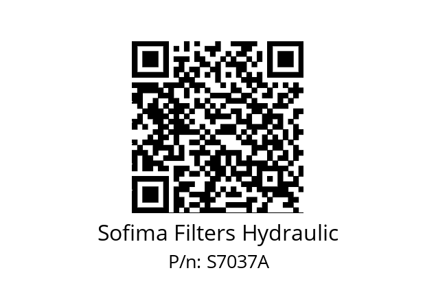   Sofima Filters Hydraulic S7037A