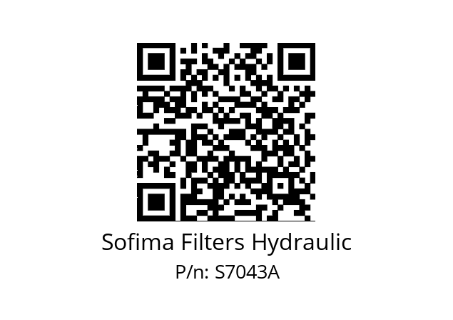   Sofima Filters Hydraulic S7043A