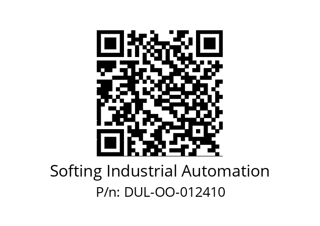   Softing Industrial Automation DUL-OO-012410