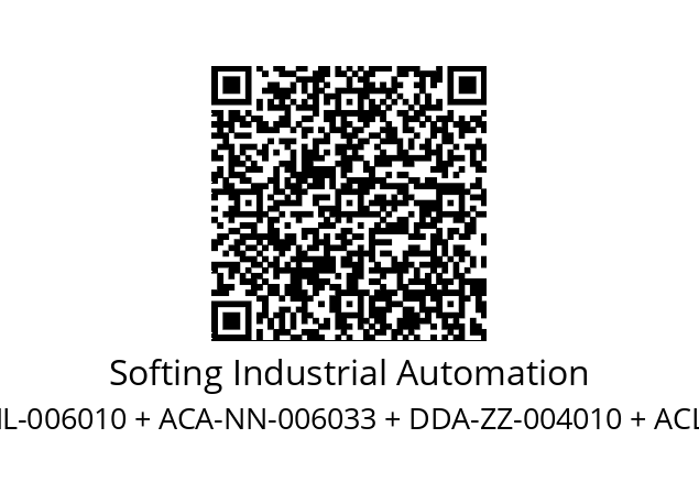   Softing Industrial Automation DDA-NN-006014 + LRA-NN-006011 + DDL-NL-006010 + ACA-NN-006033 + DDA-ZZ-004010 + ACL-NN-006037 + ACA-NN-006034 + ACA-NN-00603