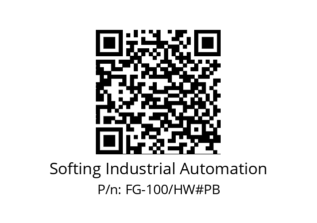   Softing Industrial Automation FG-100/HW#PB