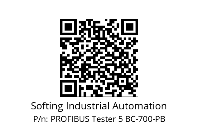   Softing Industrial Automation PROFIBUS Tester 5 BC-700-PB