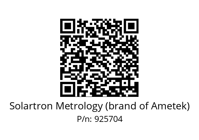   Solartron Metrology (brand of Ametek) 925704