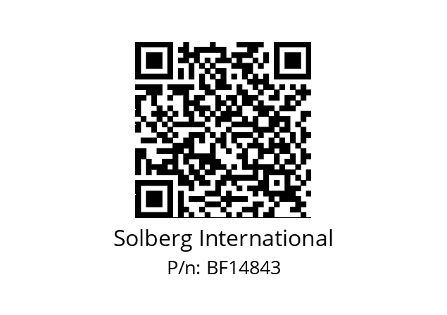   Solberg International BF14843