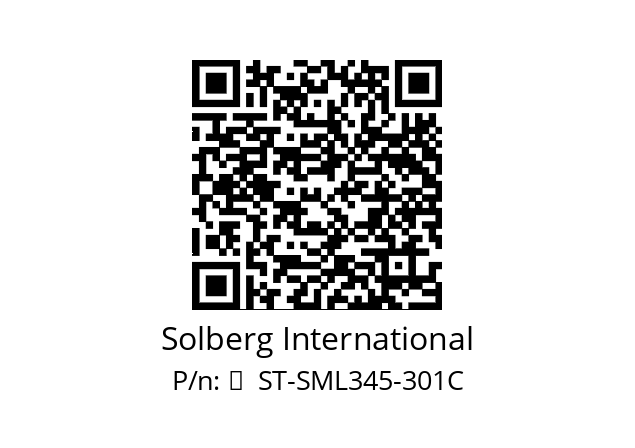   Solberg International 	  ST-SML345-301C