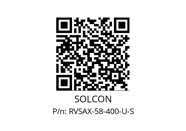   SOLCON RVSAX-58-400-U-S