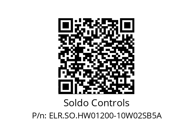   Soldo Controls ELR.SO.HW01200-10W02SB5A