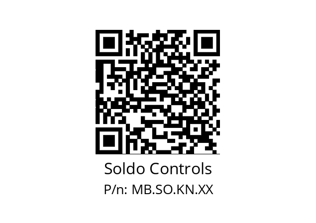   Soldo Controls MB.SO.KN.XX