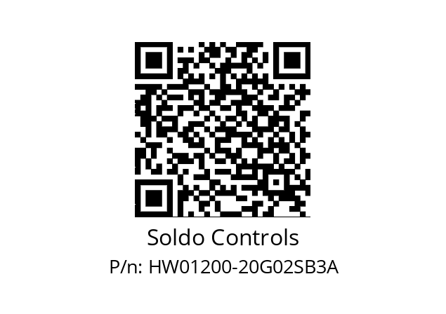   Soldo Controls HW01200-20G02SB3A