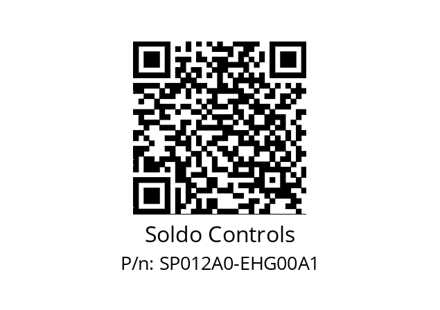   Soldo Controls SP012A0-EHG00A1