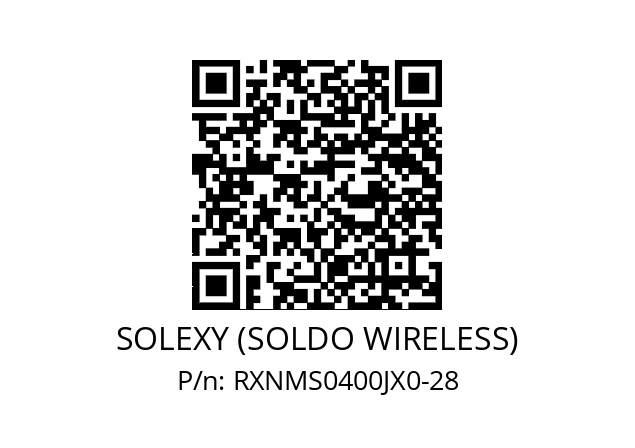   SOLEXY (SOLDO WIRELESS) RXNMS0400JX0-28