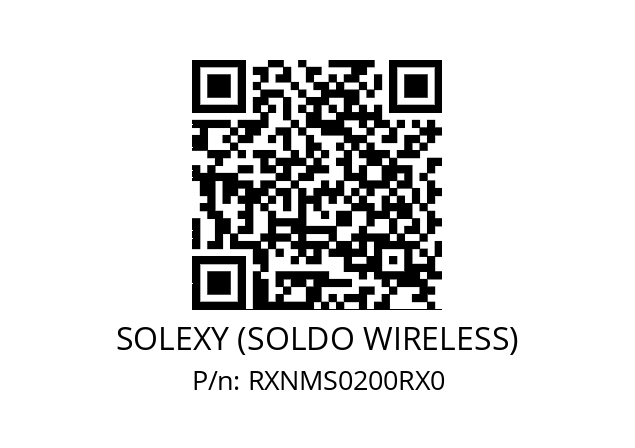   SOLEXY (SOLDO WIRELESS) RXNMS0200RX0