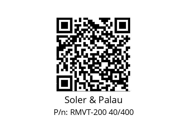   Soler & Palau RMVT-200 40/400