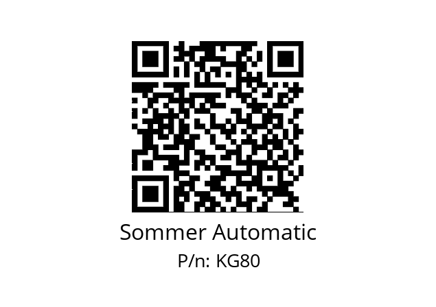   Sommer Automatic KG80