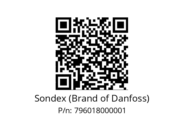   Sondex (Brand of Danfoss) 796018000001