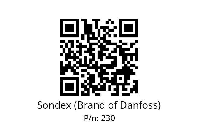   Sondex (Brand of Danfoss) 230