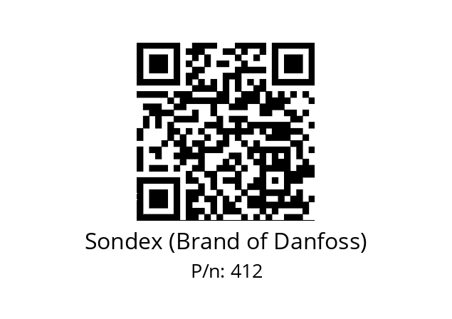   Sondex (Brand of Danfoss) 412