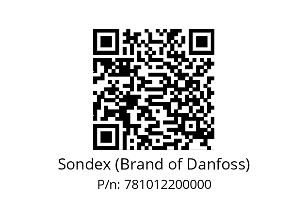   Sondex (Brand of Danfoss) 781012200000