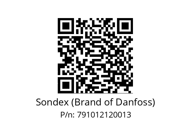   Sondex (Brand of Danfoss) 791012120013