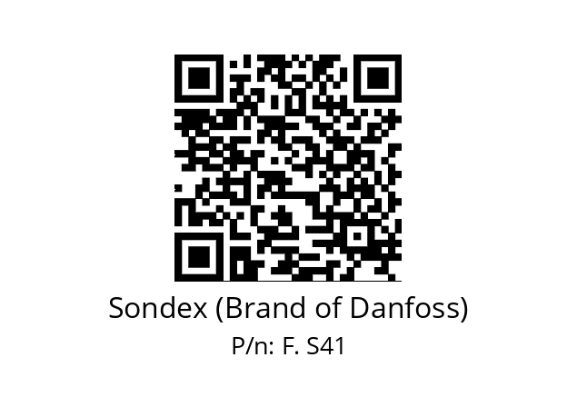   Sondex (Brand of Danfoss) F. S41