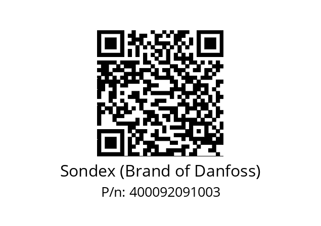   Sondex (Brand of Danfoss) 400092091003