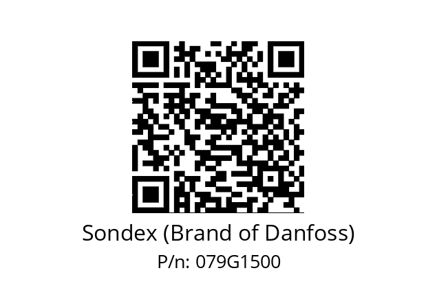   Sondex (Brand of Danfoss) 079G1500