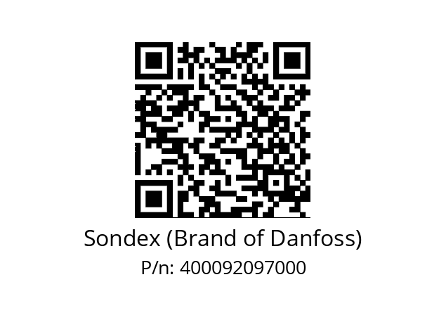   Sondex (Brand of Danfoss) 400092097000