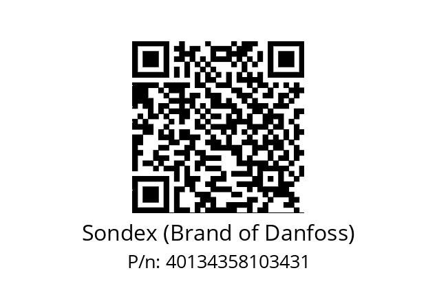   Sondex (Brand of Danfoss) 40134358103431